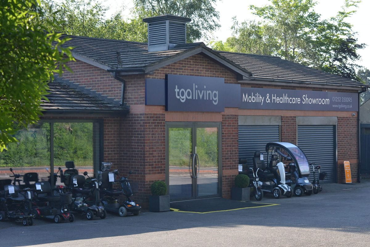 TGA Mobility Farnham showroom