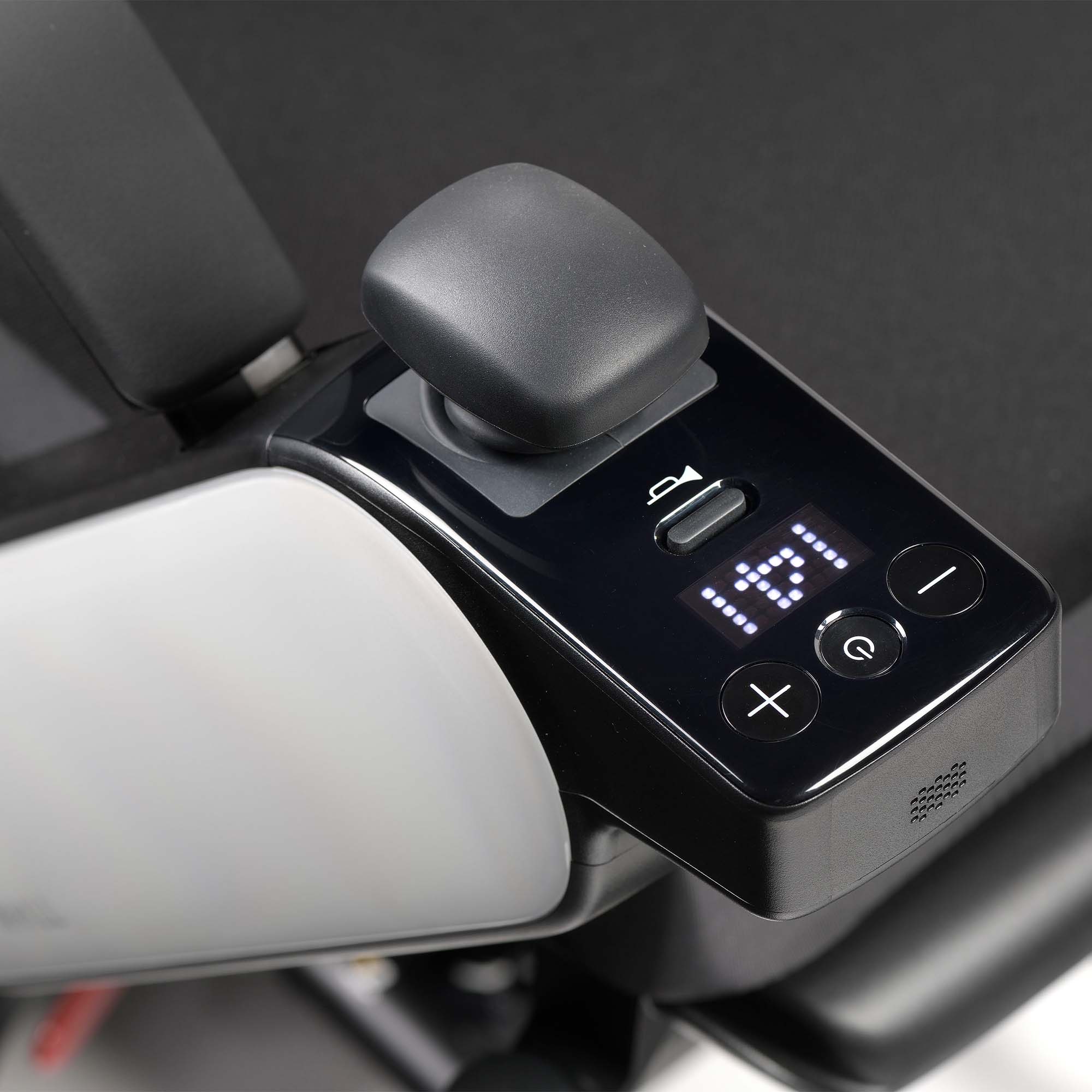 Controls on a second hand mobility scooter from TGA