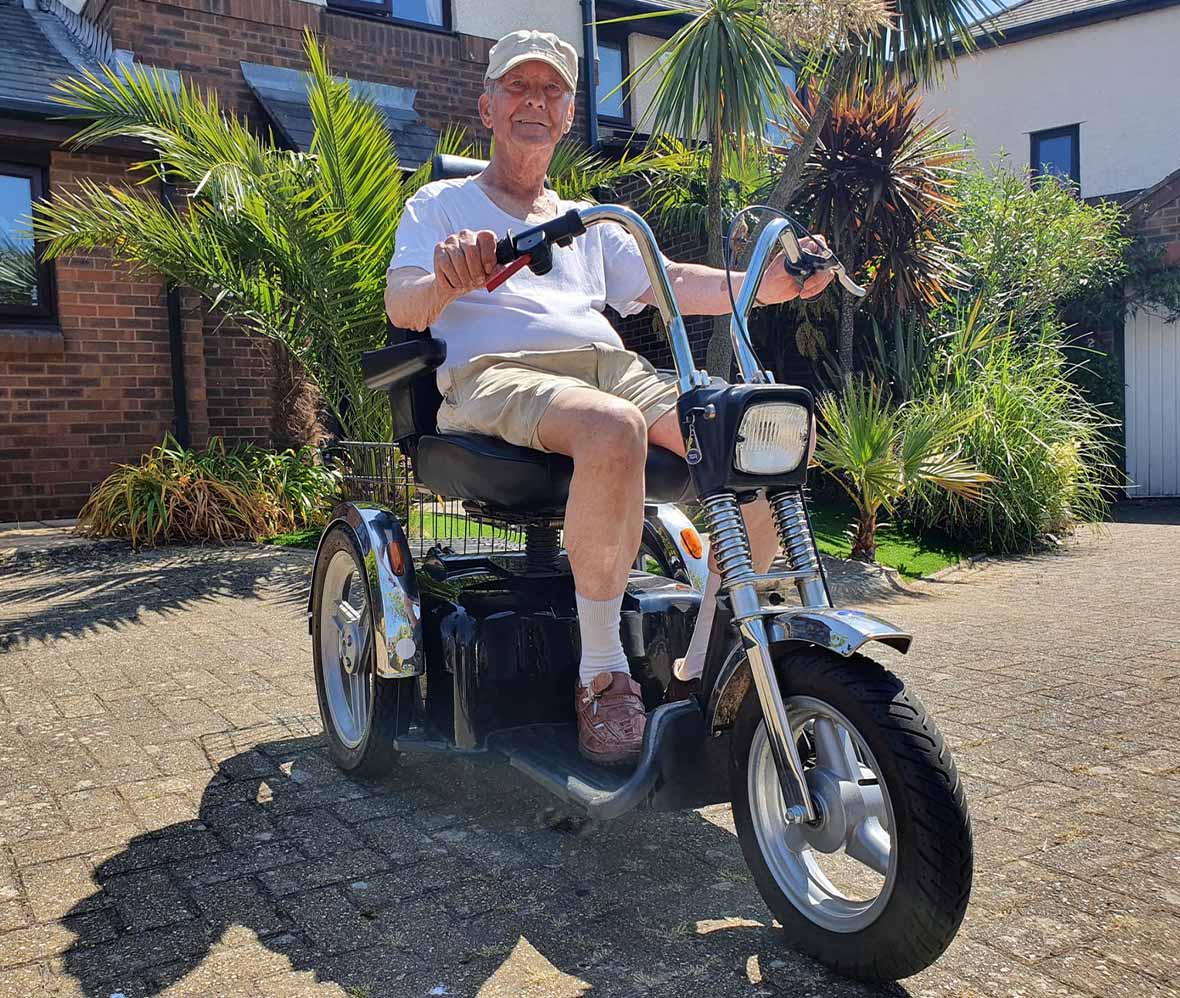 Youthful At 93: Supersport Mobility Scooter | TGA Mobility UK